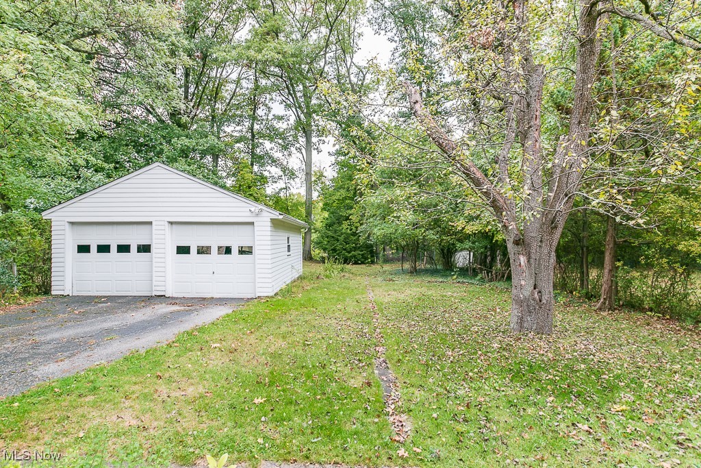 4513 Emerson Road Cleveland, OH 44121 - Photo 7 of 37 Back of Yard is bordered by Euclid Creek