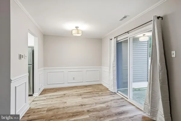 a view of an empty room