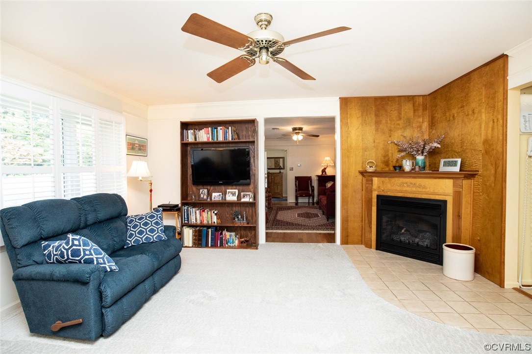 3384 Rice Creek Road Farmville, VA 23901 - Photo 19 of 50 a living room with furniture and a fireplace