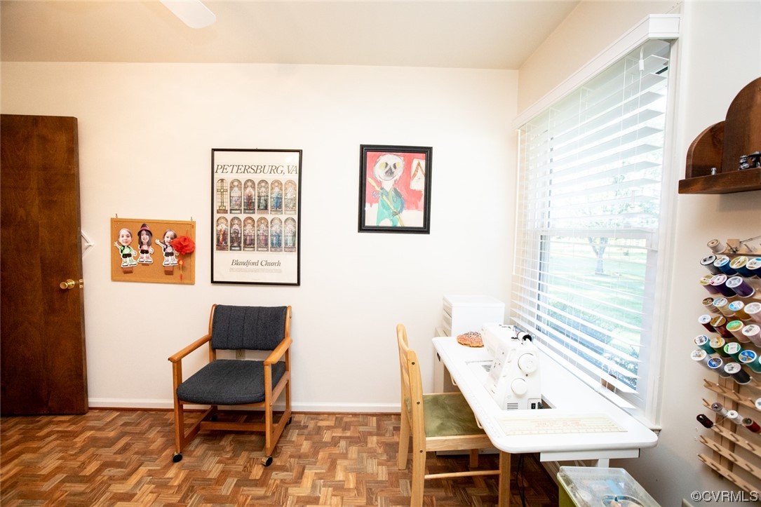 3384 Rice Creek Road Farmville, VA 23901 - Photo 25 of 50 a workspace with furniture and window