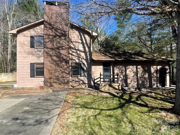 a view of a house with a patio
