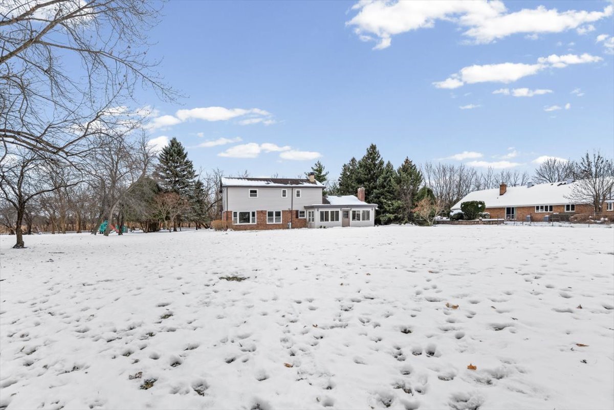 2527 Checker Road Long Grove, IL 60047 - Photo 28 of 32 a view of open space with snow on the road