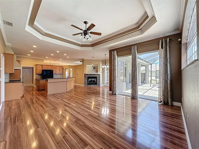 a view of a living room