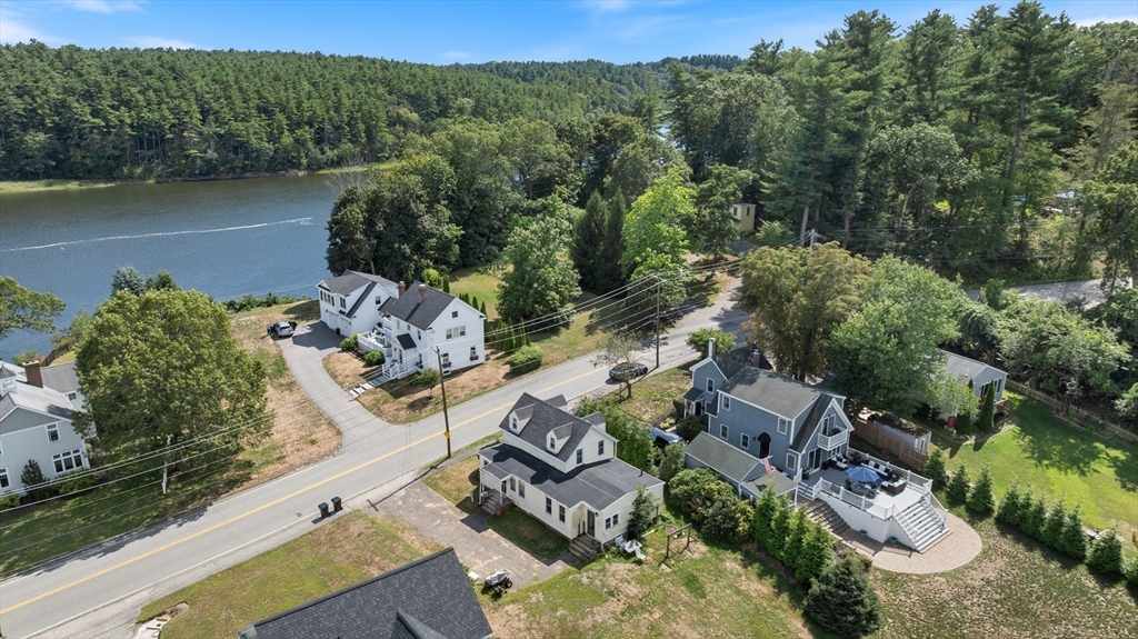 15 Beacon Street Amesbury, MA 01913 - Photo 30 of 41 an aerial view of a house with a lake view
