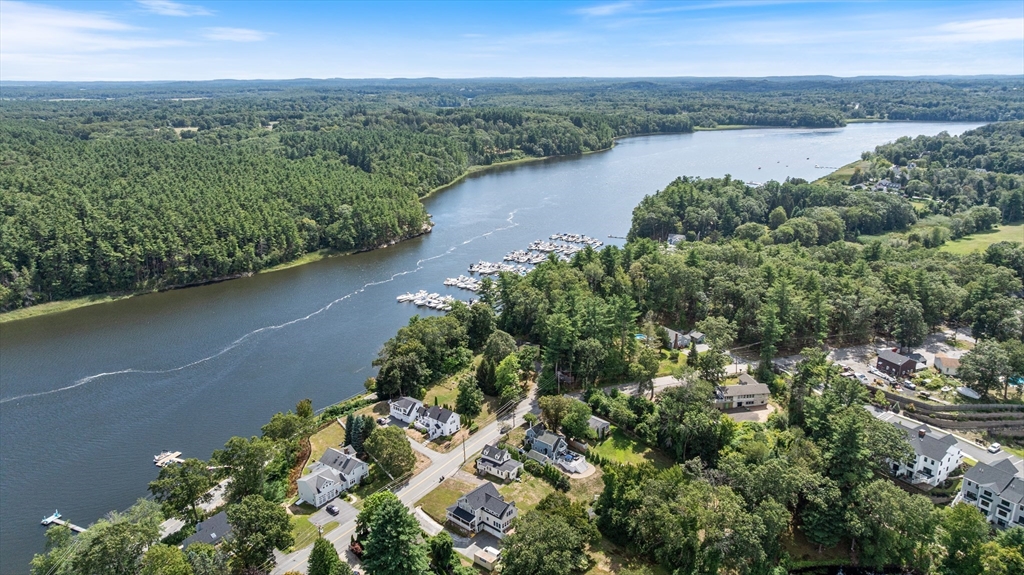 15 Beacon Street Amesbury, MA 01913 - Photo 39 of 41 an aerial view of a houses with a lake view