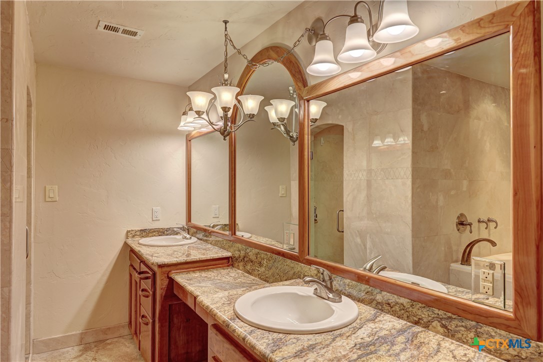 210 Center Point Drive Center Point, TX 78010 - Photo 17 of 44 Primary Bath double vanities