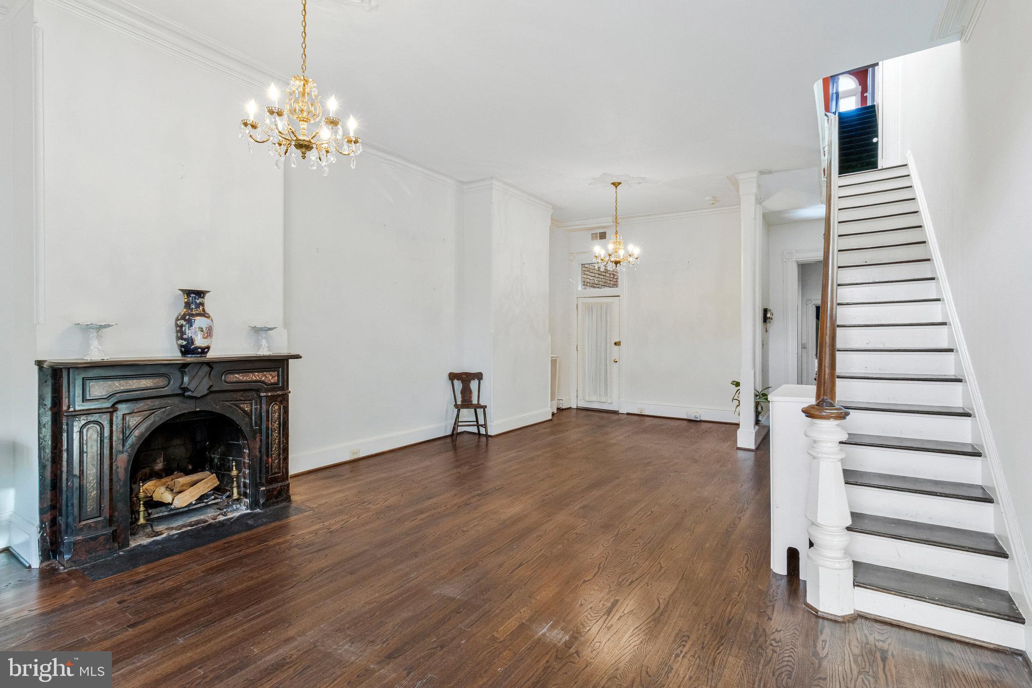 626 A Street Northeast Washington, DC 20002 - Photo 12 of 33 a view of livingroom with furniture and wooden floor