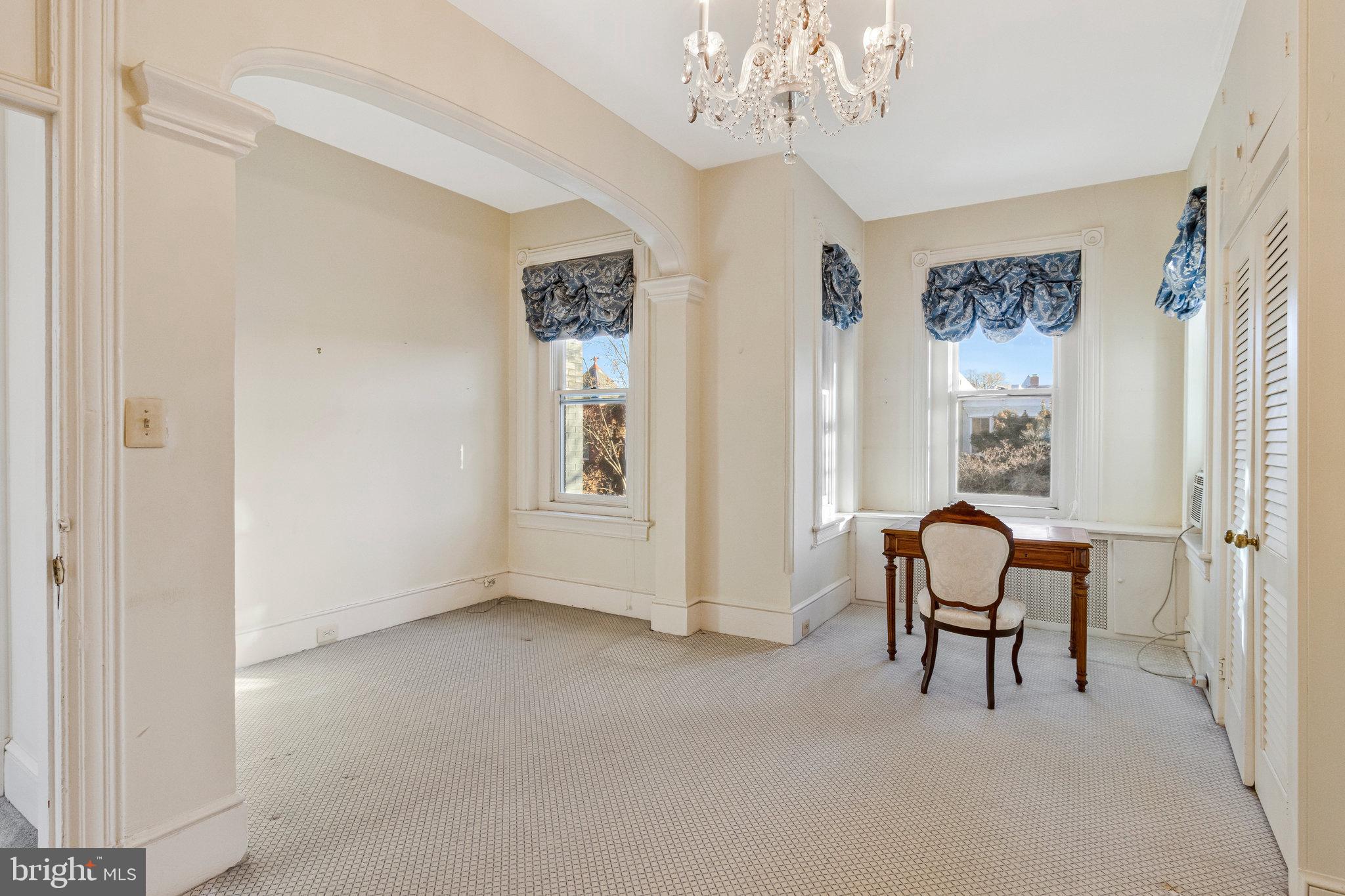 626 A Street Northeast Washington, DC 20002 - Photo 18 of 33 a view of hall way with furniture and chandelier
