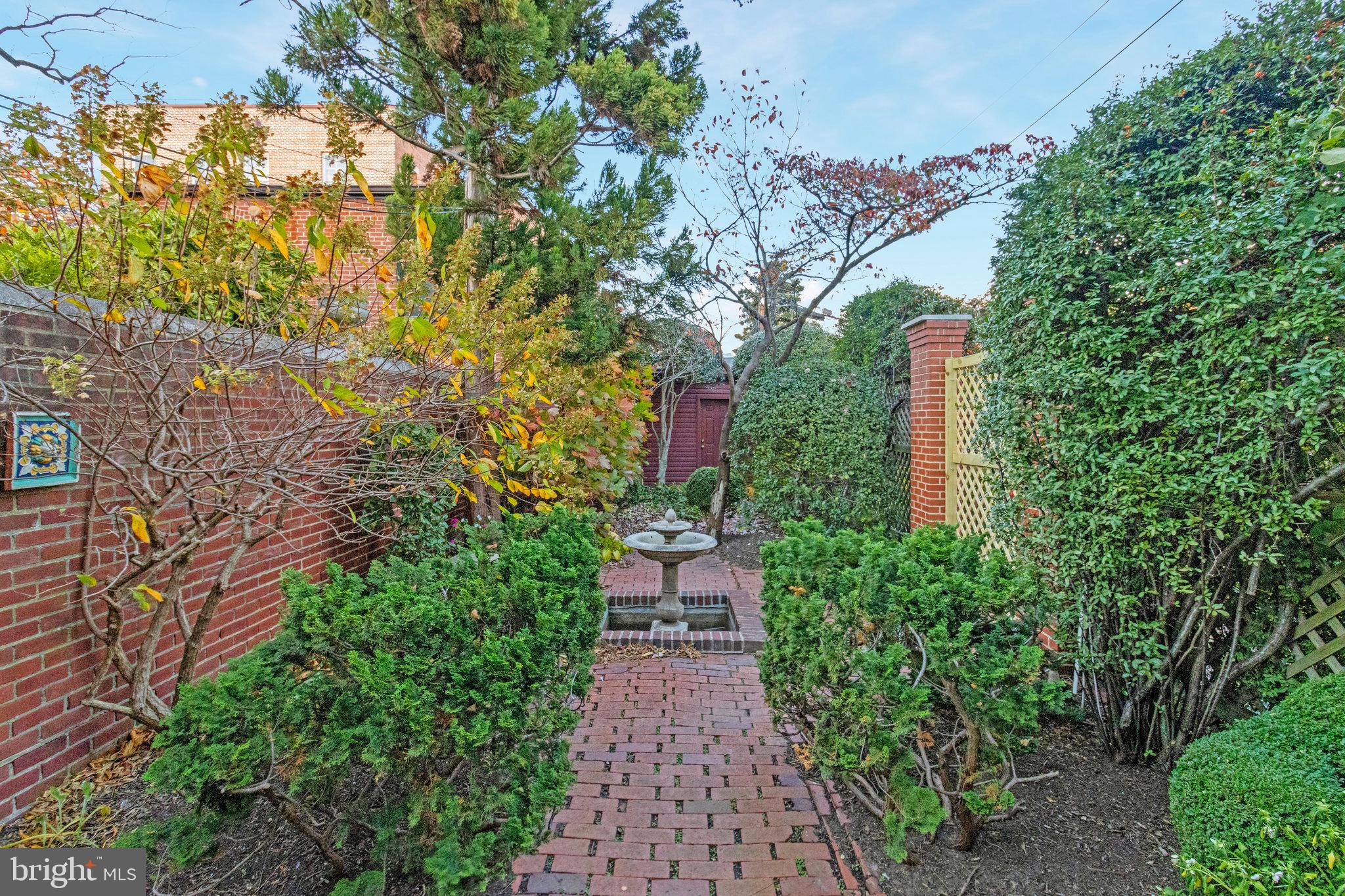 626 A Street Northeast Washington, DC 20002 - Photo 29 of 33 a view of a pathway both side of a yard