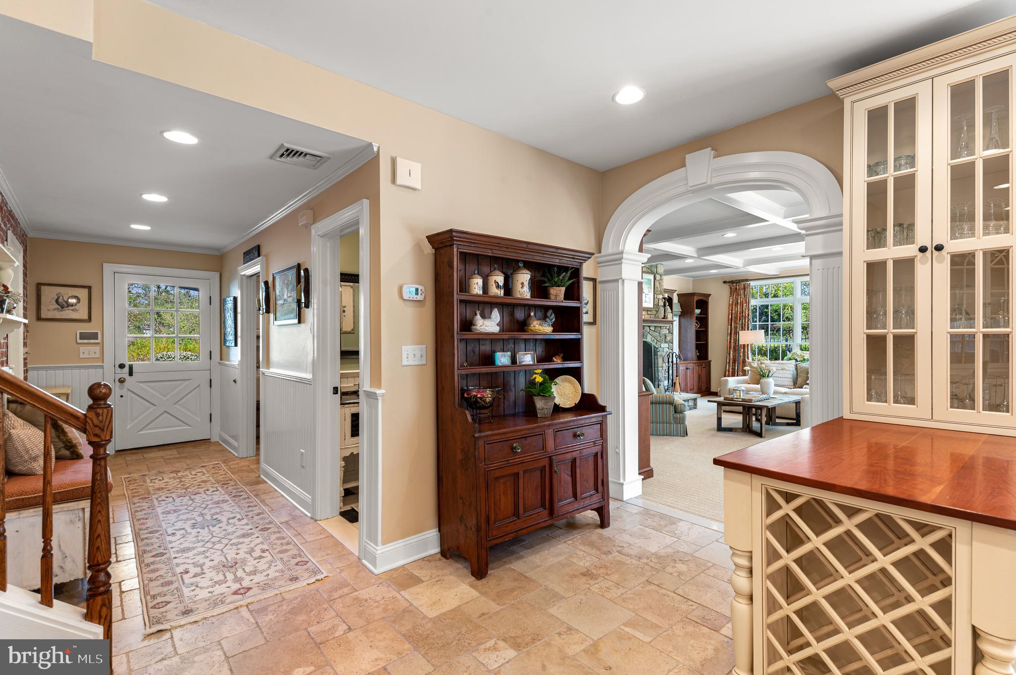 654 Andover Road Newtown Square, PA 19073 - Photo 17 of 47 Hallway to Mudroom and Side Entrance