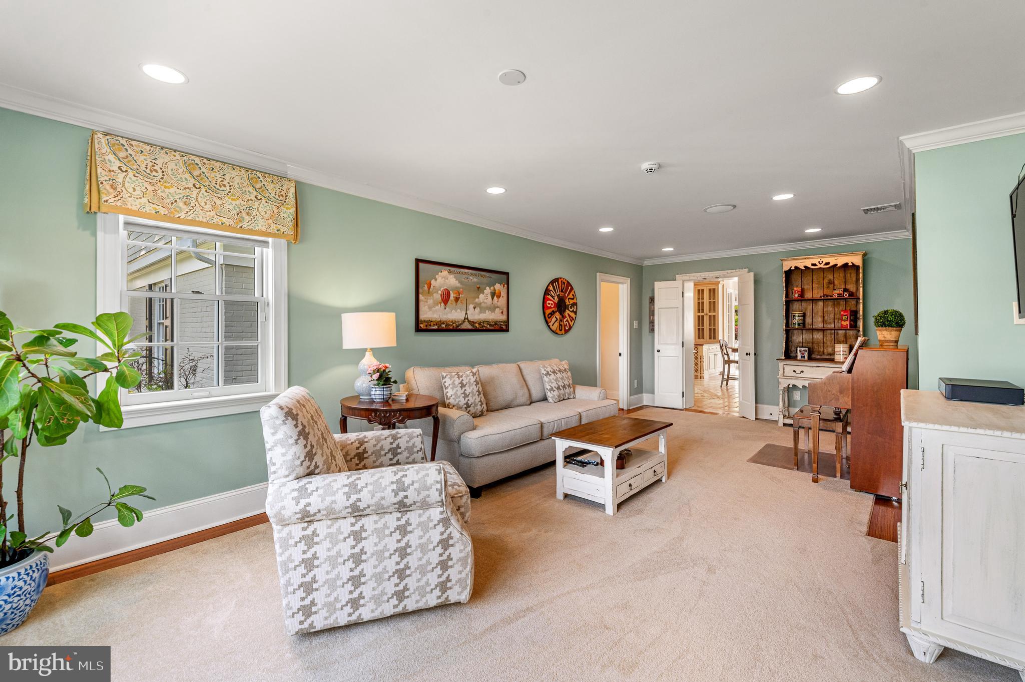 654 Andover Road Newtown Square, PA 19073 - Photo 23 of 47 Game/Music Room adjacent to Laundry and Kitchen