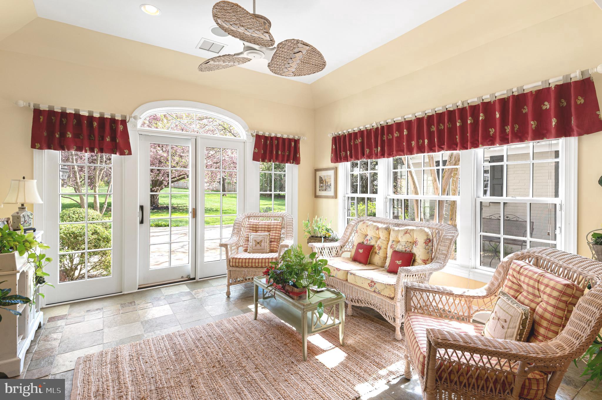 654 Andover Road Newtown Square, PA 19073 - Photo 8 of 47 Sunroom with Patio Views