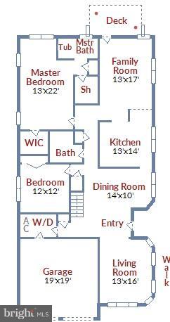 519 Coover Road Annapolis, MD 21401 - Photo 29 of 30 Main Level Floor Plan
