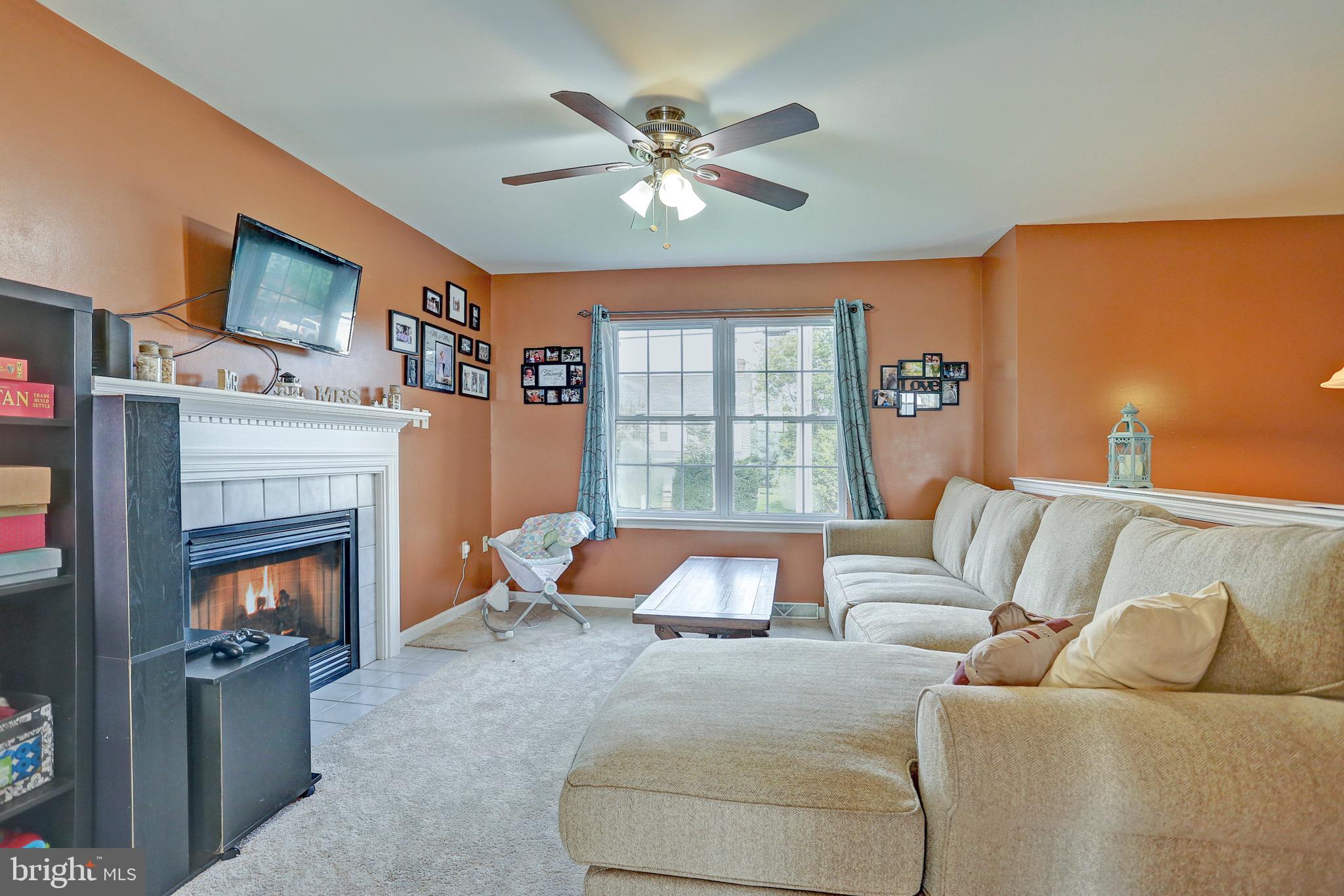 5305 Board Road Mount Wolf, PA 17347 - Photo 16 of 44 Living Room with Gas Fireplace