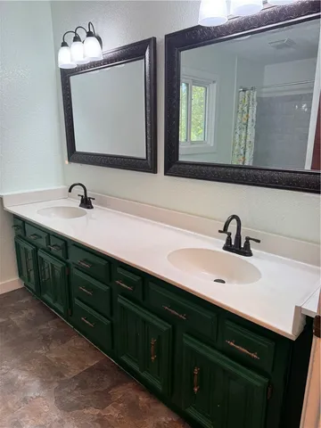 a view of a backyard with a garden