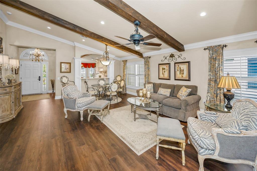1326 Winding Willow Drive Trinity, FL 34655 - Photo 14 of 100 a living room with furniture and wooden floor