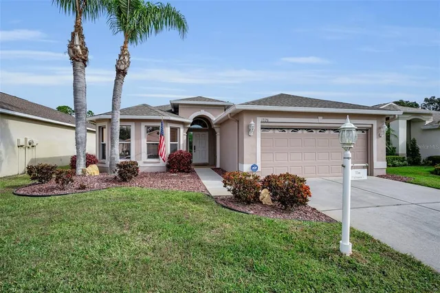 a front view of a house with a door