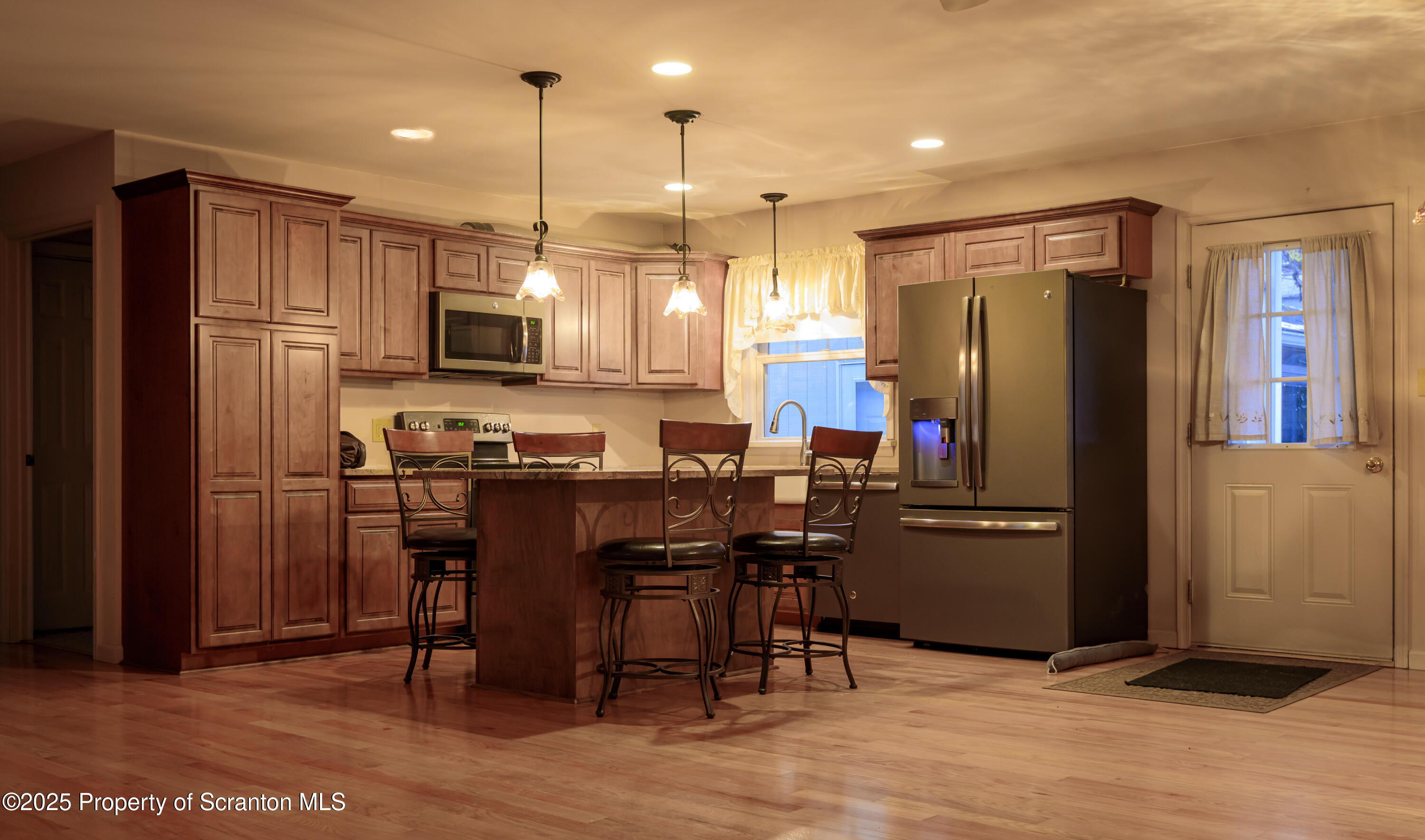 159 Vail Road Factoryville, PA 18419 - Photo 7 of 31 a kitchen with stainless steel appliances granite countertop a refrigerator stove and microwave
