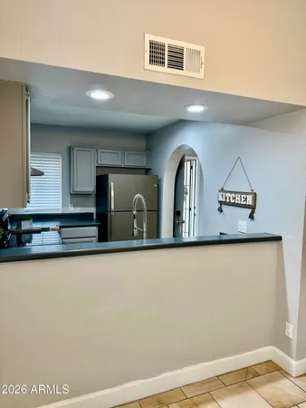 a view of a livingroom with furniture