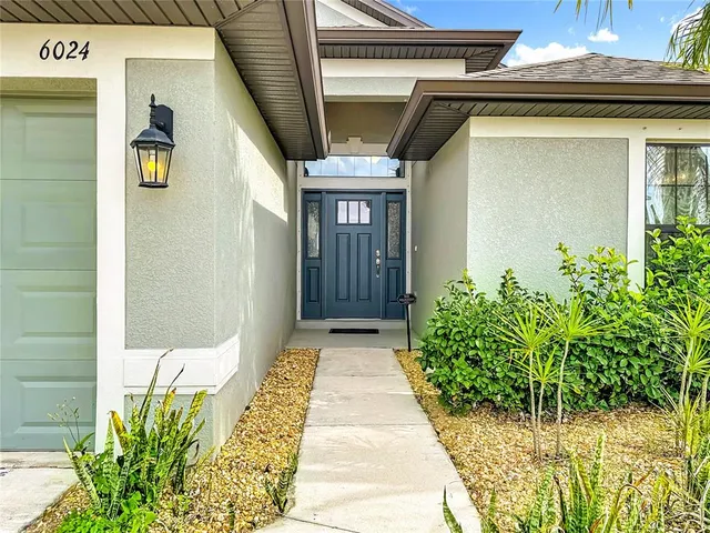 a view of a door of the house