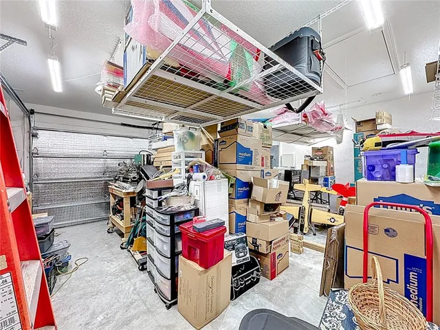 a storage and utility room