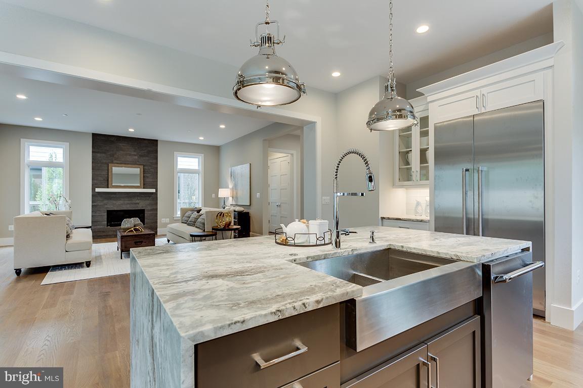 8826 Ridge Road Bethesda, MD 20817 - Photo 15 of 45 Open space kitchen with views to family room