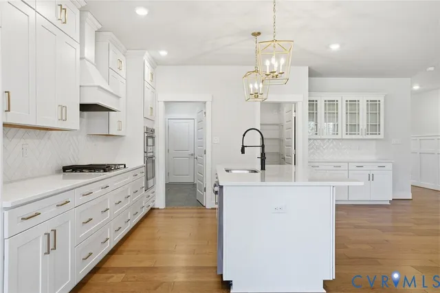 a view of wooden floor in an empty room