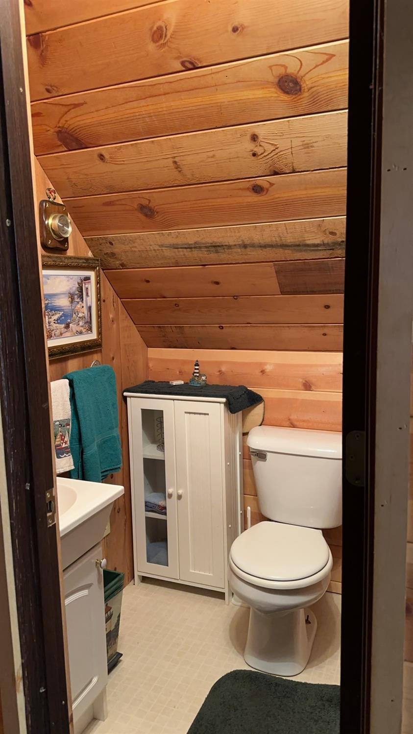 1340 Gooseberry Road Strawberry Valley, CA 95981 - Photo 11 of 13 a bathroom with a toilet and a shower