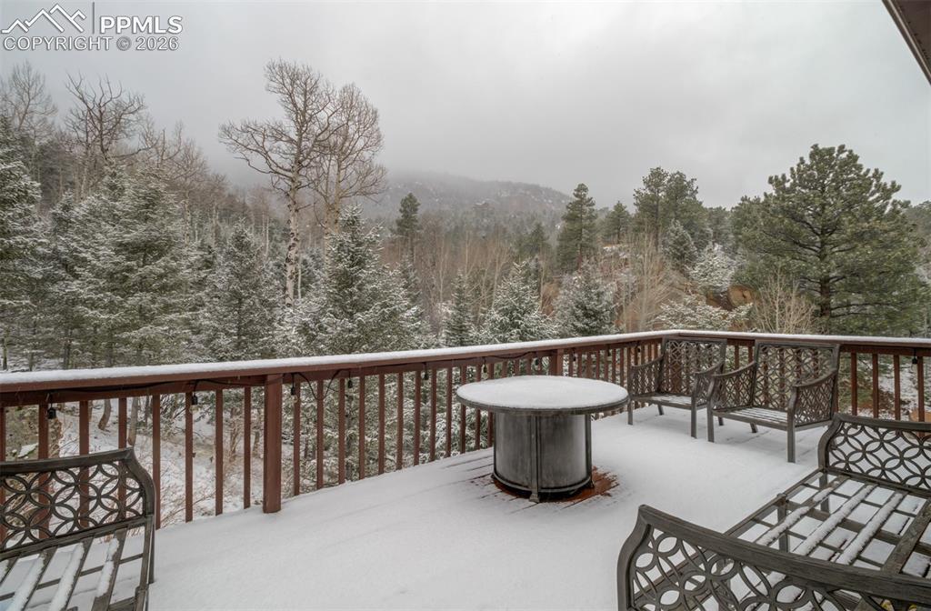5865 Waterfall Loop Manitou Springs, CO 80829 - Photo 23 of 45 Deck off bedroom 2