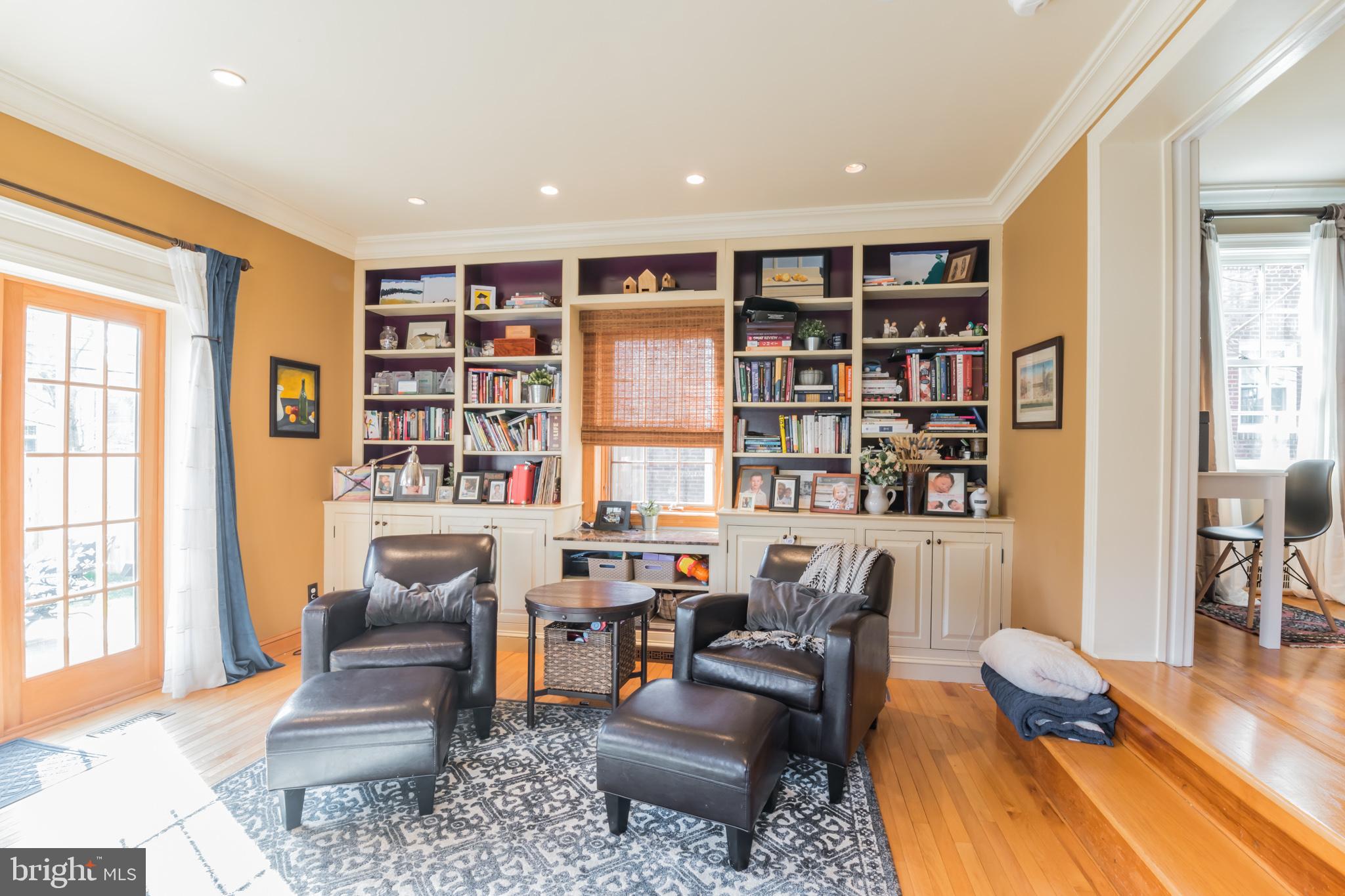 509 Monroe Road Merion Station, PA 19066 - Photo 12 of 29 Family Room. doors opens to patio.