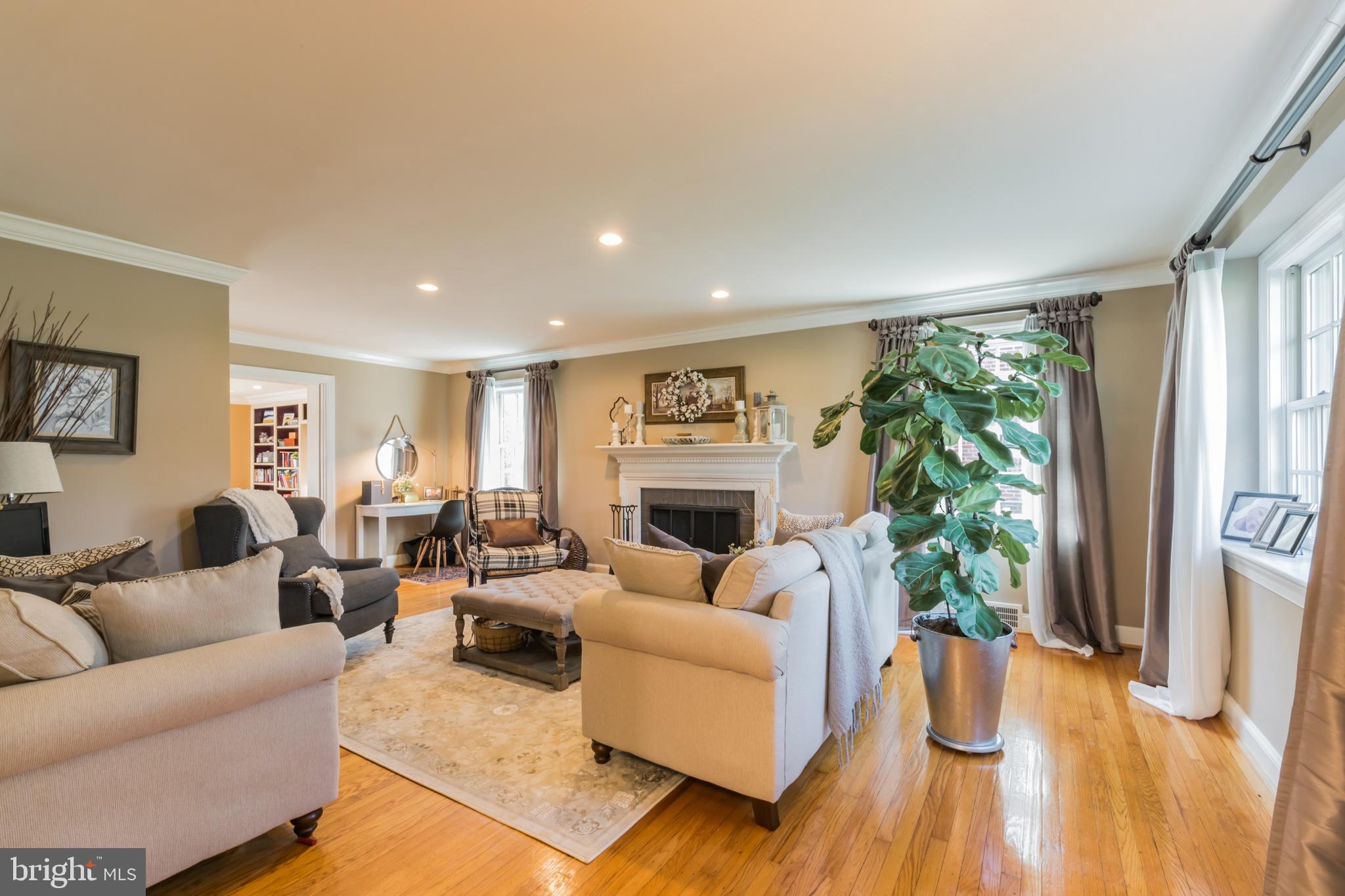 509 Monroe Road Merion Station, PA 19066 - Photo 4 of 29 Fireside Living Room.