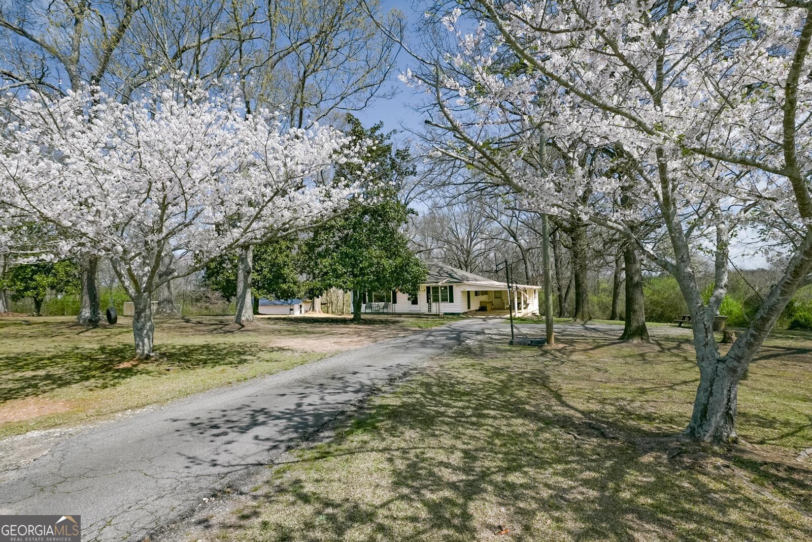 3047 Stateline Road Bowdon, GA 30108 - Photo 1 of 1 a view of a yard with a tree
