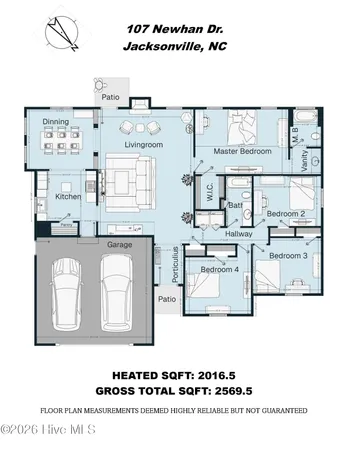 $329,999 | 107 Newhan Lane, Jacksonville, NC 28546