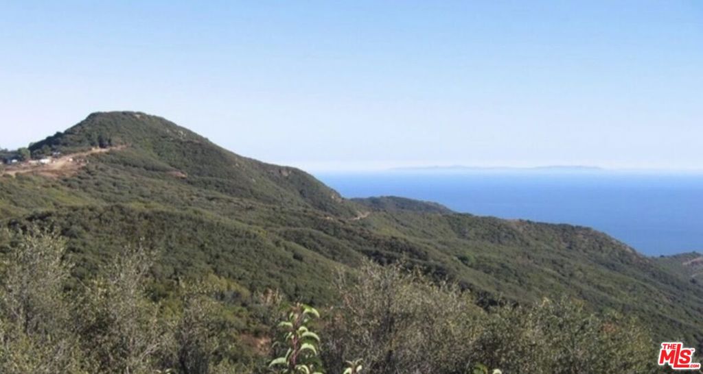 a view of a mountain range with trees in the background