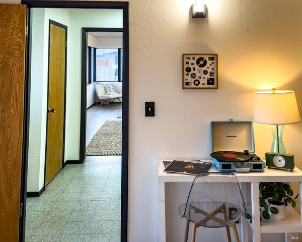 a view of outdoor space with seating area