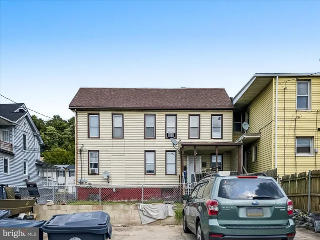 a front view of multiple house