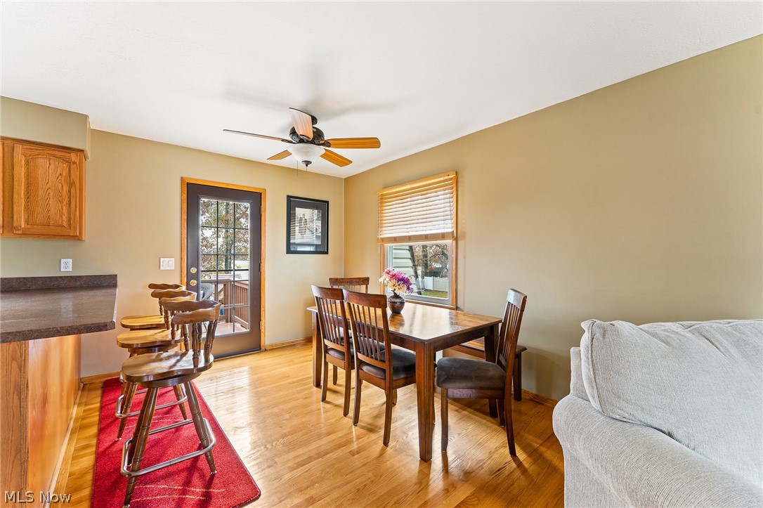 2175 Merle Road Salem, OH 44460 - Photo 6 of 24 Dining area and patio doors to deck.