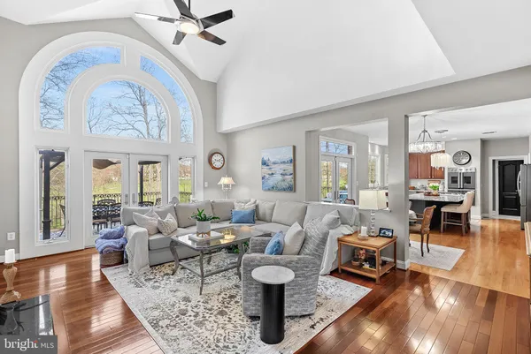 a outdoor space with patio couches and a potted plant