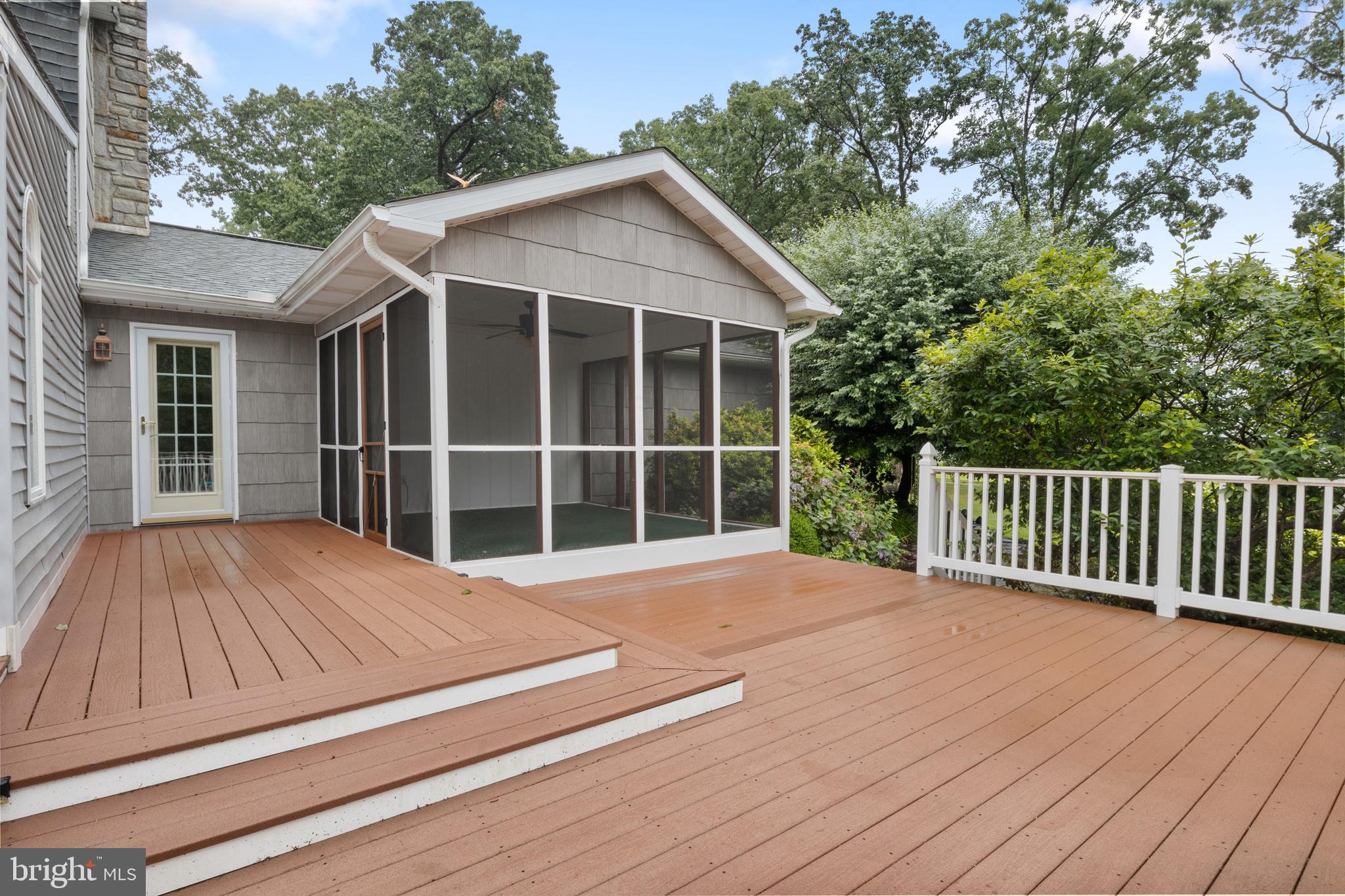 4850 Delta Road Delta, PA 17314 - Photo 54 of 74 a view of backyard with deck and wooden floor