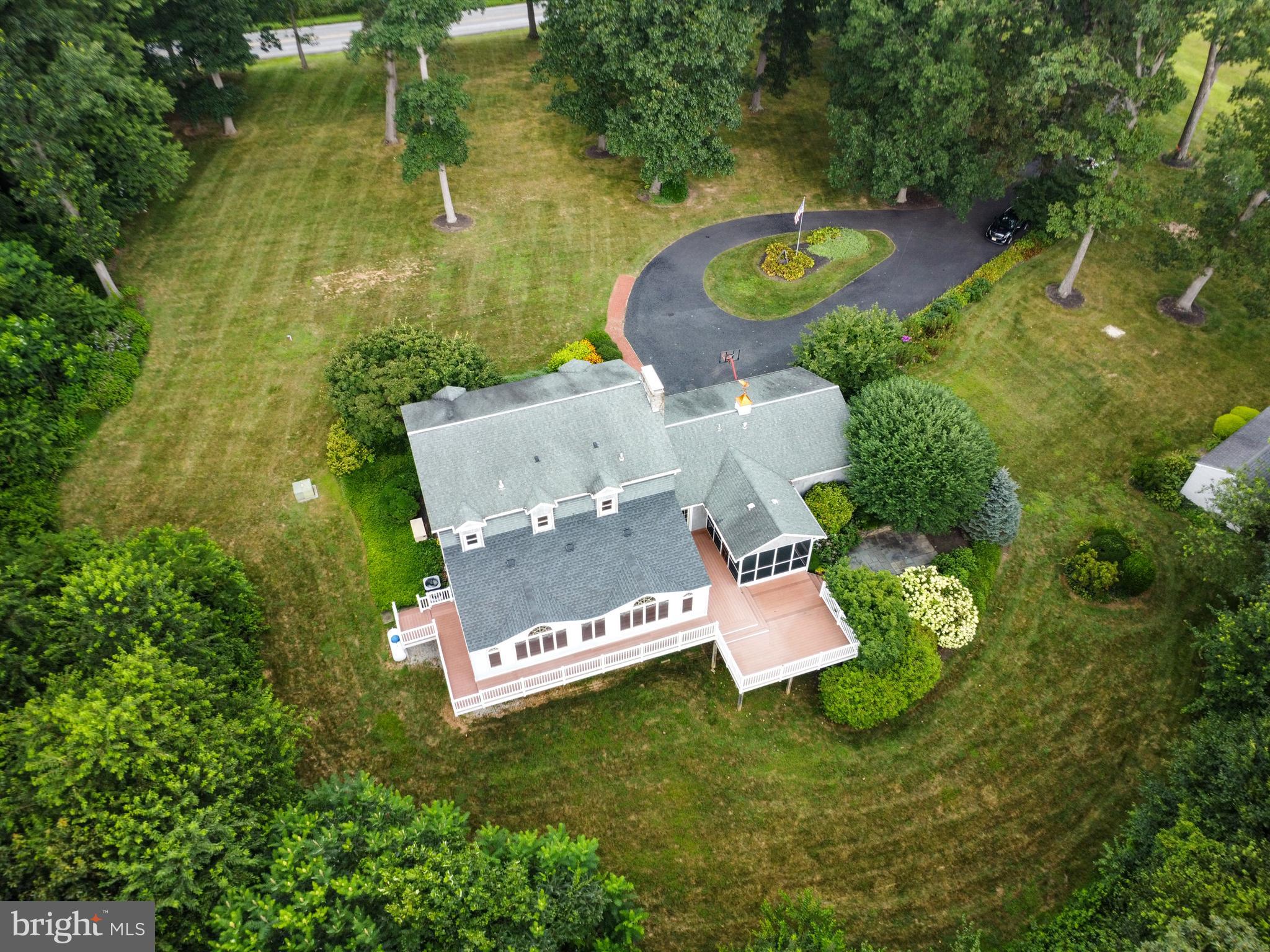 4850 Delta Road Delta, PA 17314 - Photo 6 of 74 an aerial view of a house with garden space and street view
