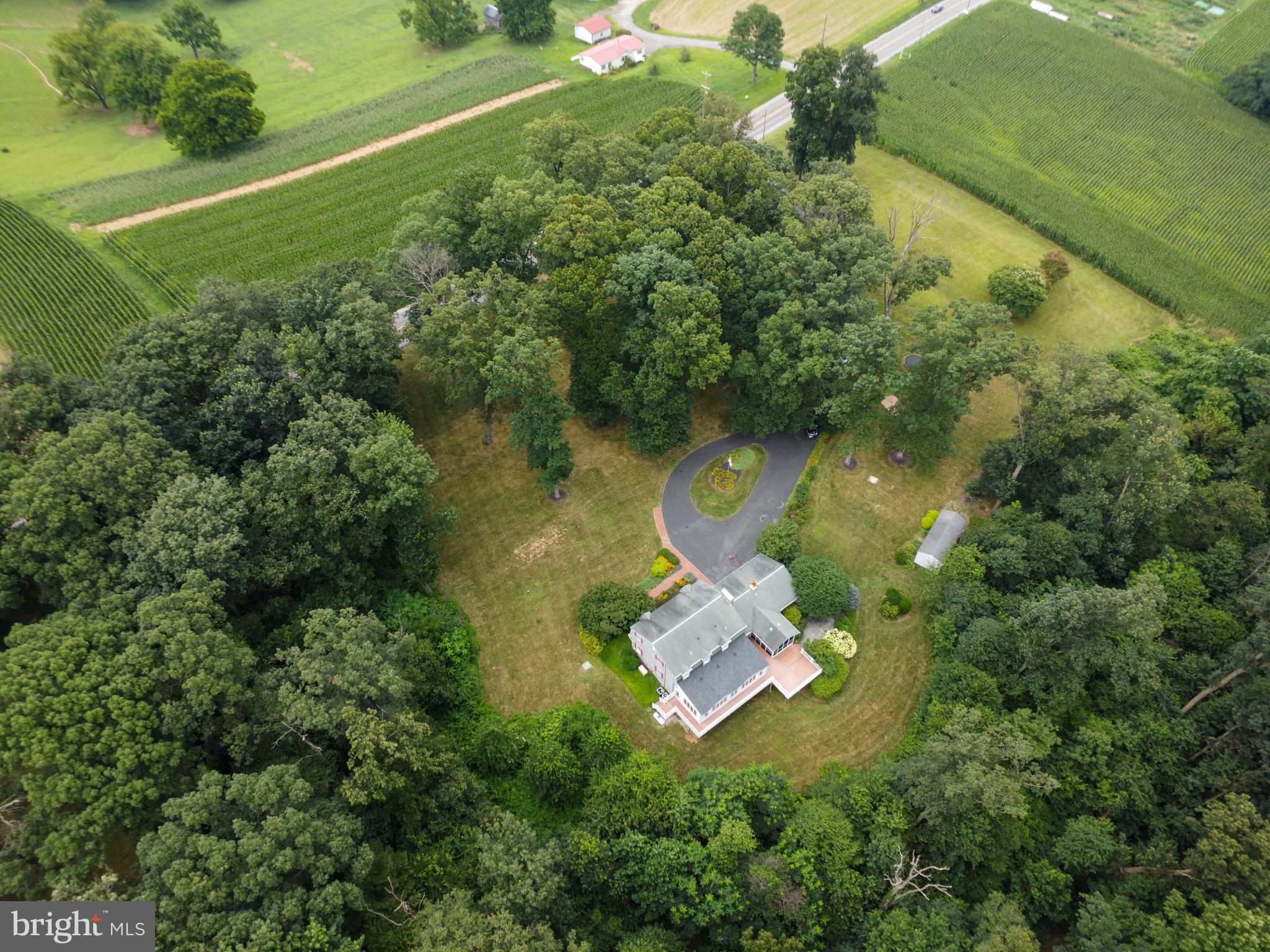 4850 Delta Road Delta, PA 17314 - Photo 63 of 74 an aerial view of a house with a yard and lake view