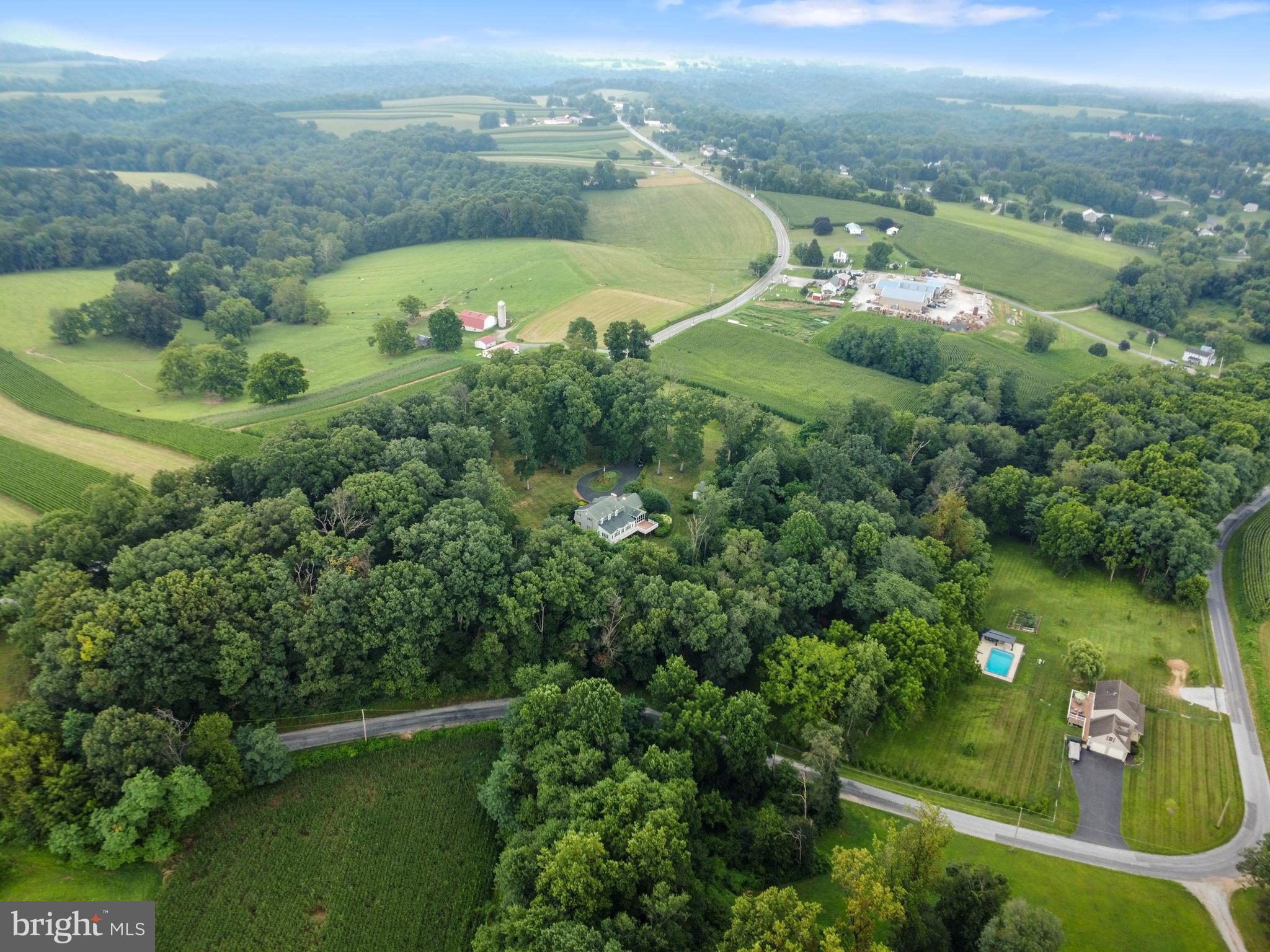4850 Delta Road Delta, PA 17314 - Photo 67 of 74 an aerial view of ocean with residential houses with outdoor space and trees