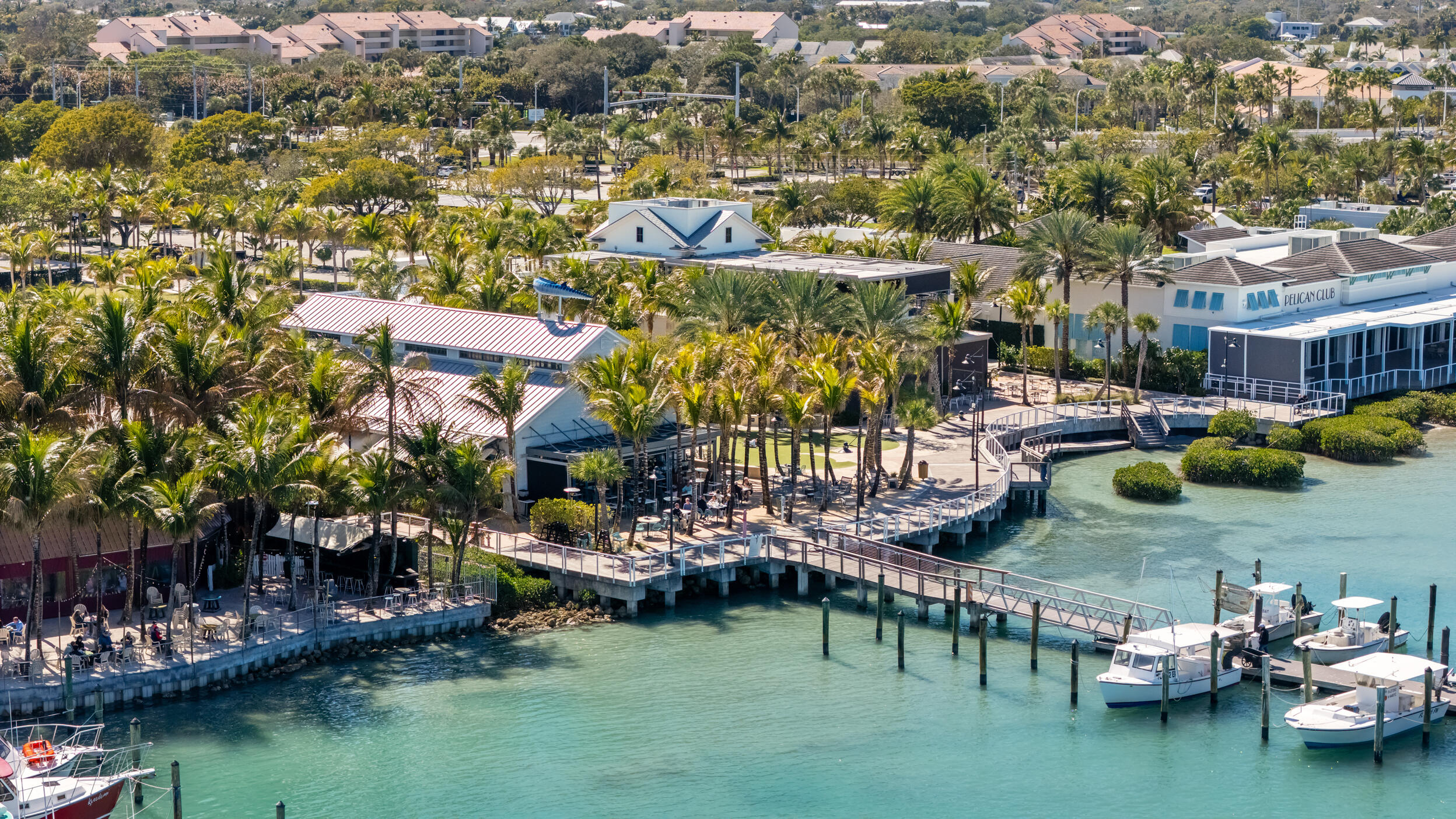 755 Saturn Street, Unit I208 Jupiter, FL 33477 - Photo 24 of 25 Aerial - Square Grouper Tiki Bar