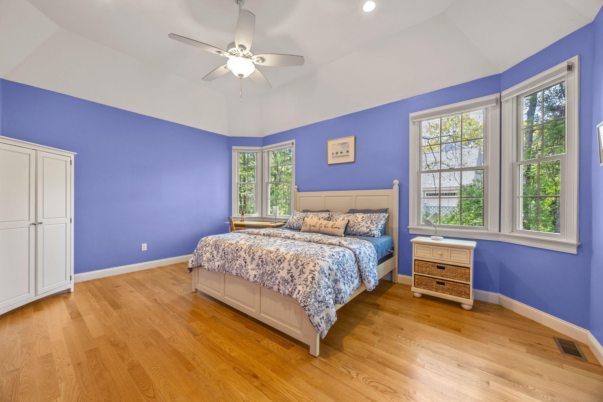 17 Payamps Road Mashpee, MA 02649 - Photo 39 of 72 a bedroom with a large bed chandelier and a window