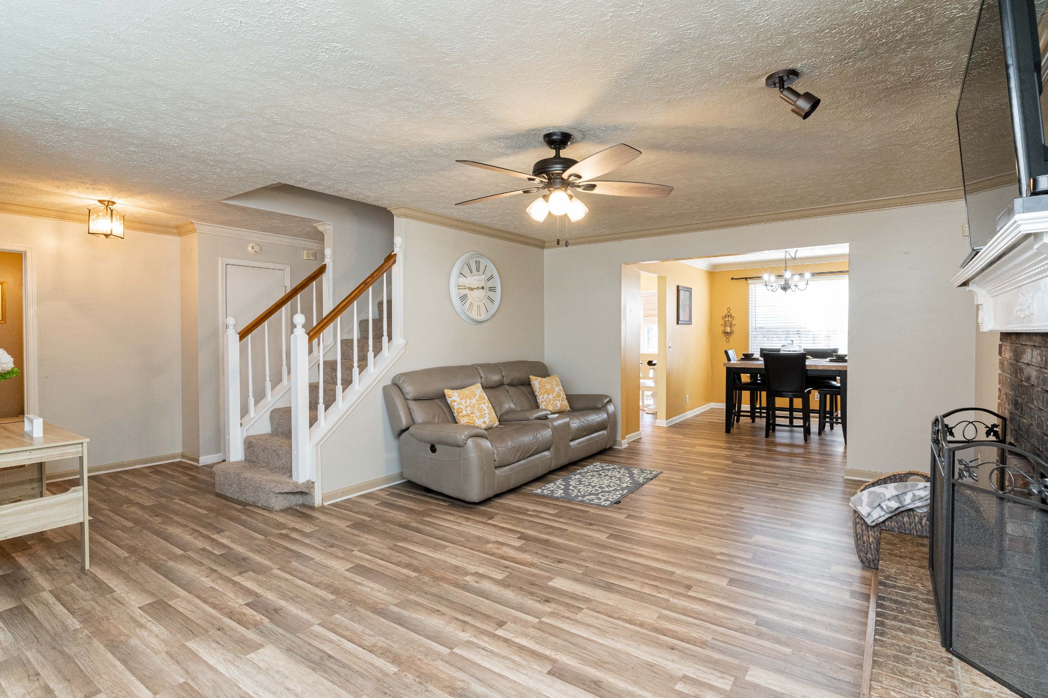 1016 Aldersgate Road Antioch, TN 37013 - Photo 6 of 31 a living room with furniture and a wooden floor