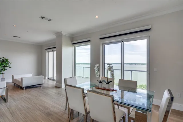 a workspace with furniture window and outside view