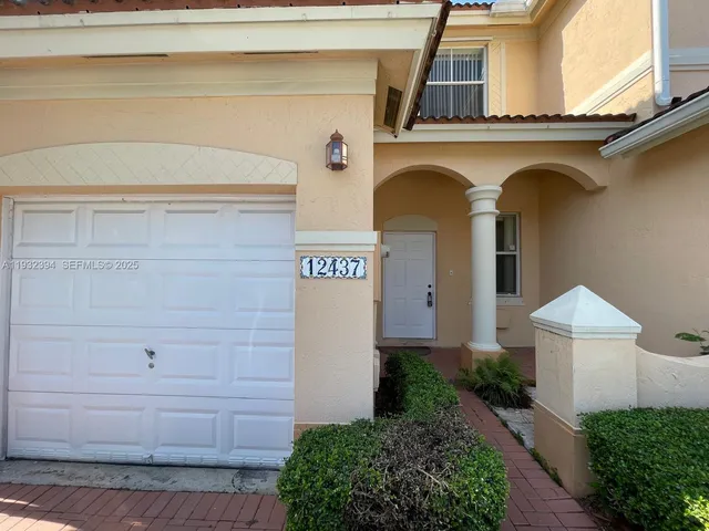 a view of front door of house