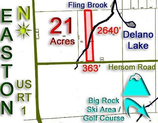 Lot 13 Hersom Road Easton, ME 04740 - Photo 1 of 10 Land. 21 Acres Half Mile Deep, 363 ...