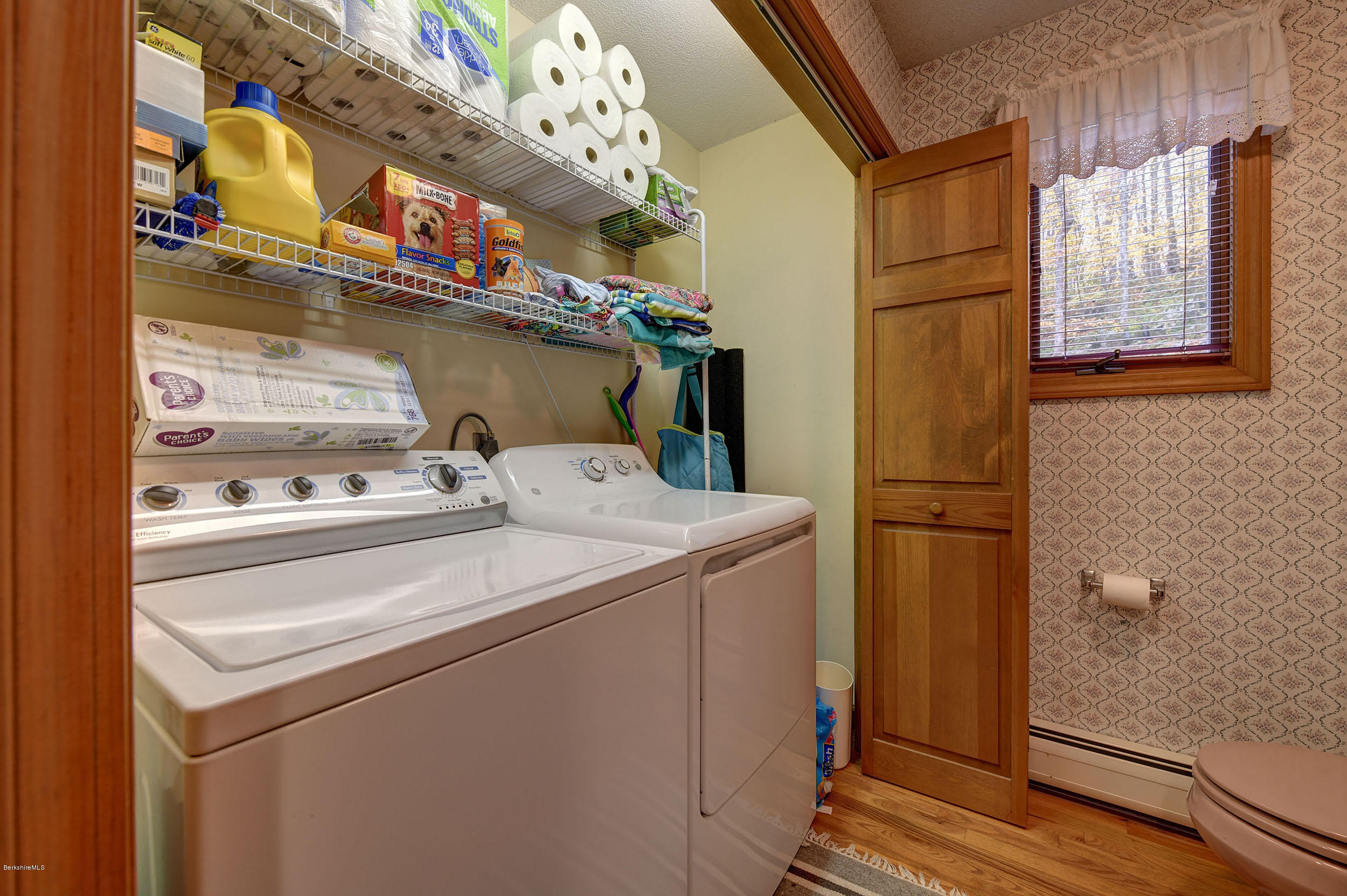 99 Jacobs Hollow Road Becket, MA 01223 - Photo 14 of 39 a utility room with dryer and washer