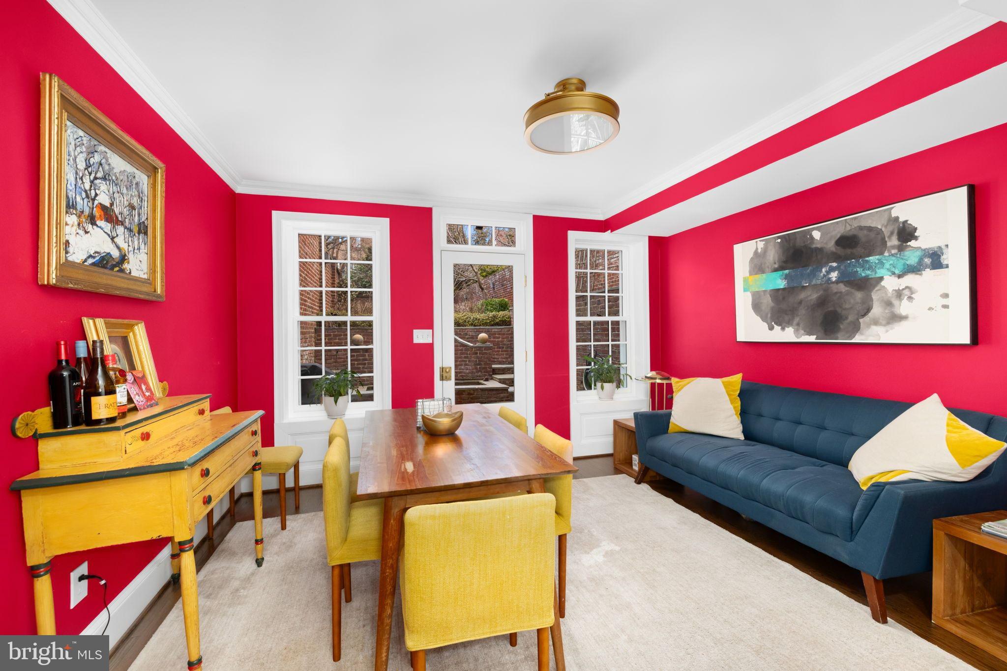 3127 O Street Northwest Washington, DC 20007 - Photo 3 of 13 a living room with furniture and a large window